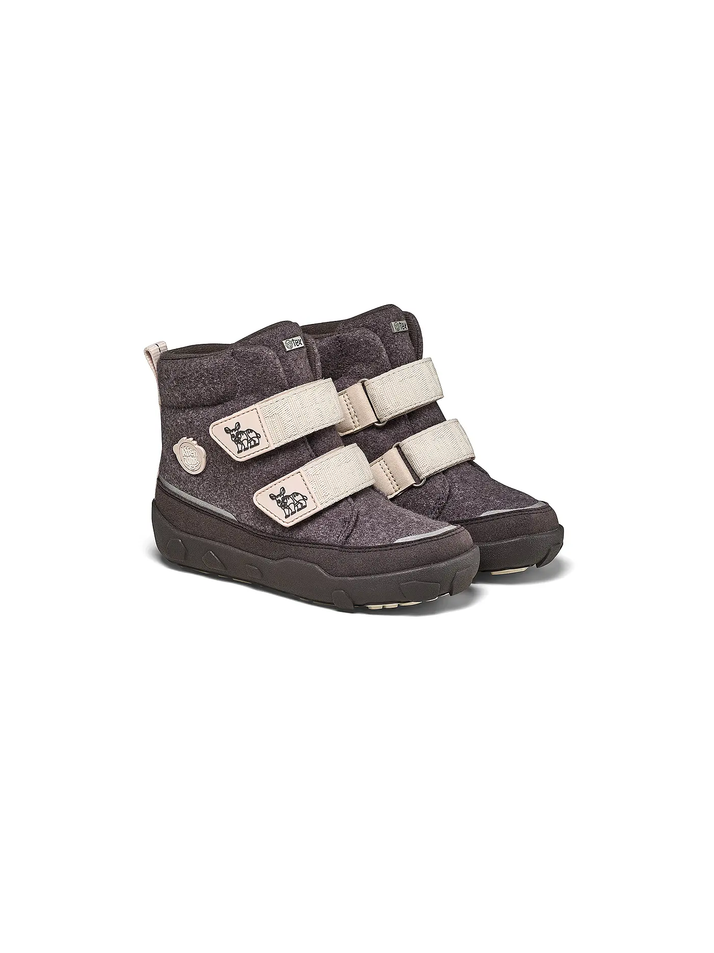 AFFENZAHN | Kinder Stiefel WOLLE COMFY Nashorn | 